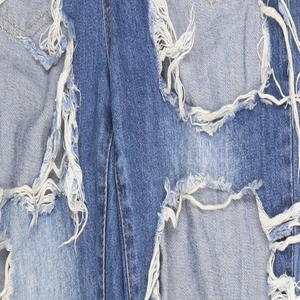 Missguided Womens Blue   Straight Jeans Size 10 L28 in