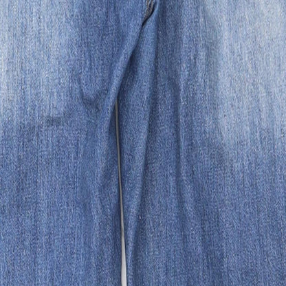 Missguided Womens Blue   Straight Jeans Size 10 L28 in