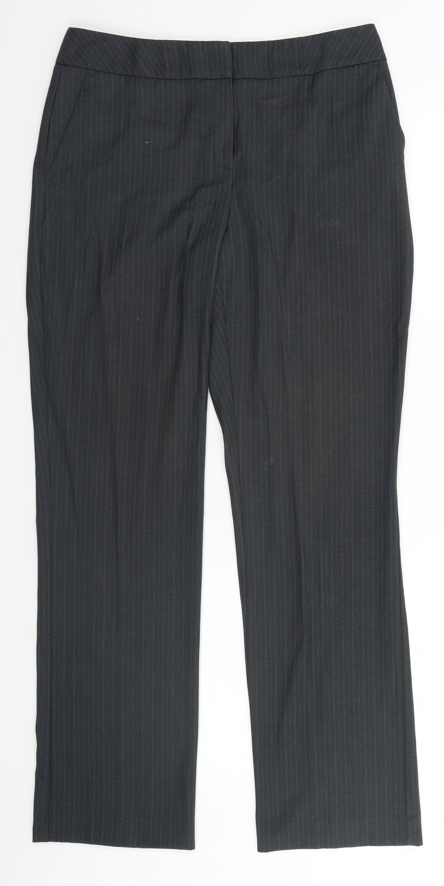Womens UK Size 10 Papaya Regular Fit  Grey Trousers