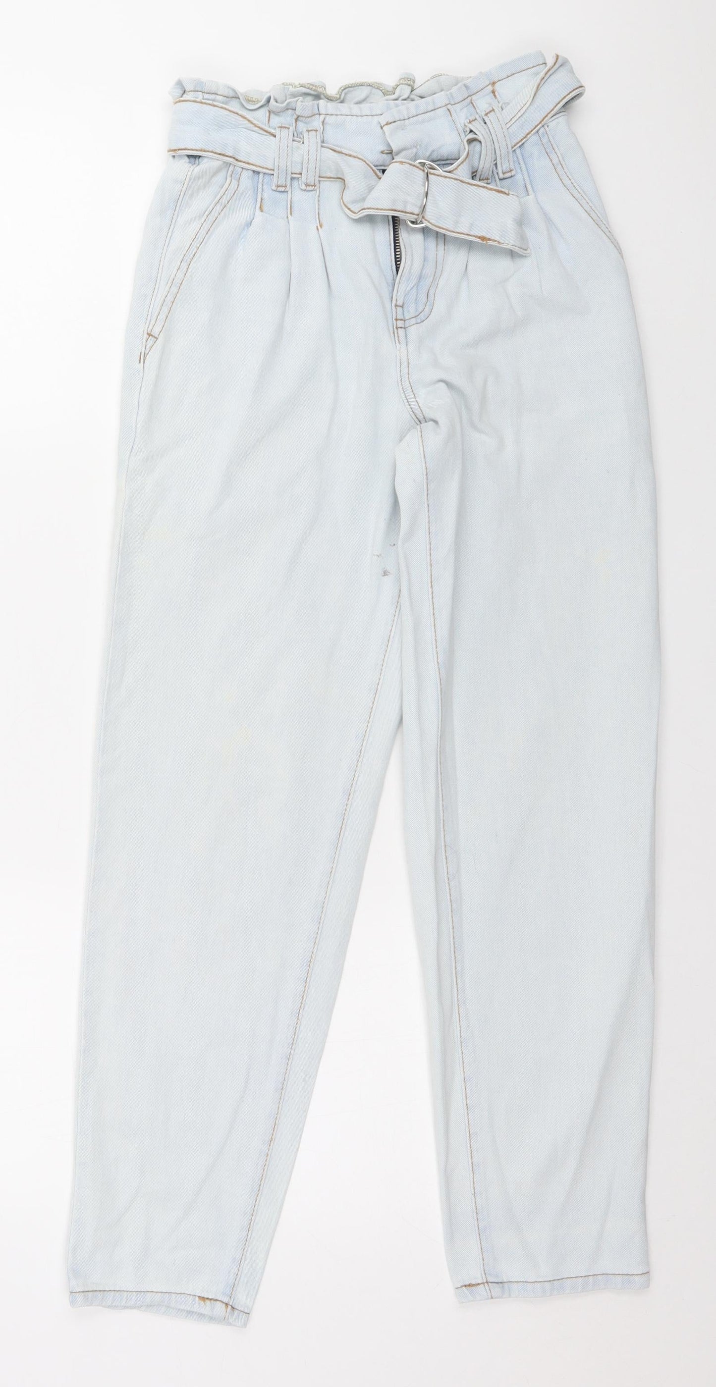 Denim & Co. Womens Blue   Straight Jeans Size 6 L27 in