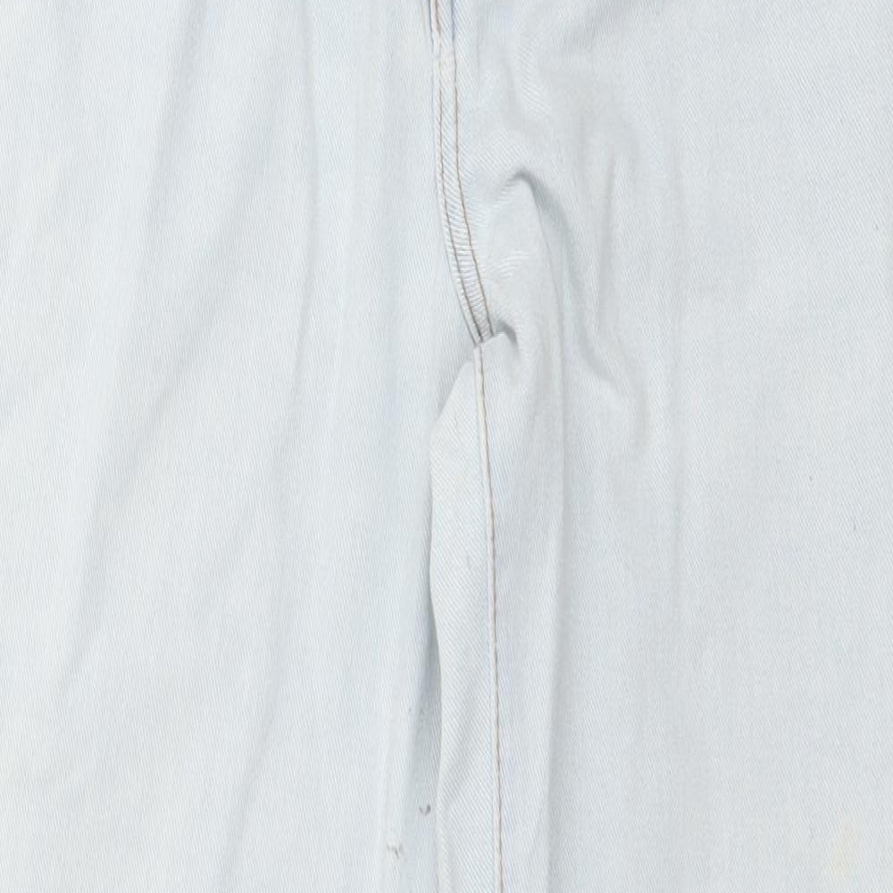 Denim & Co. Womens Blue   Straight Jeans Size 6 L27 in