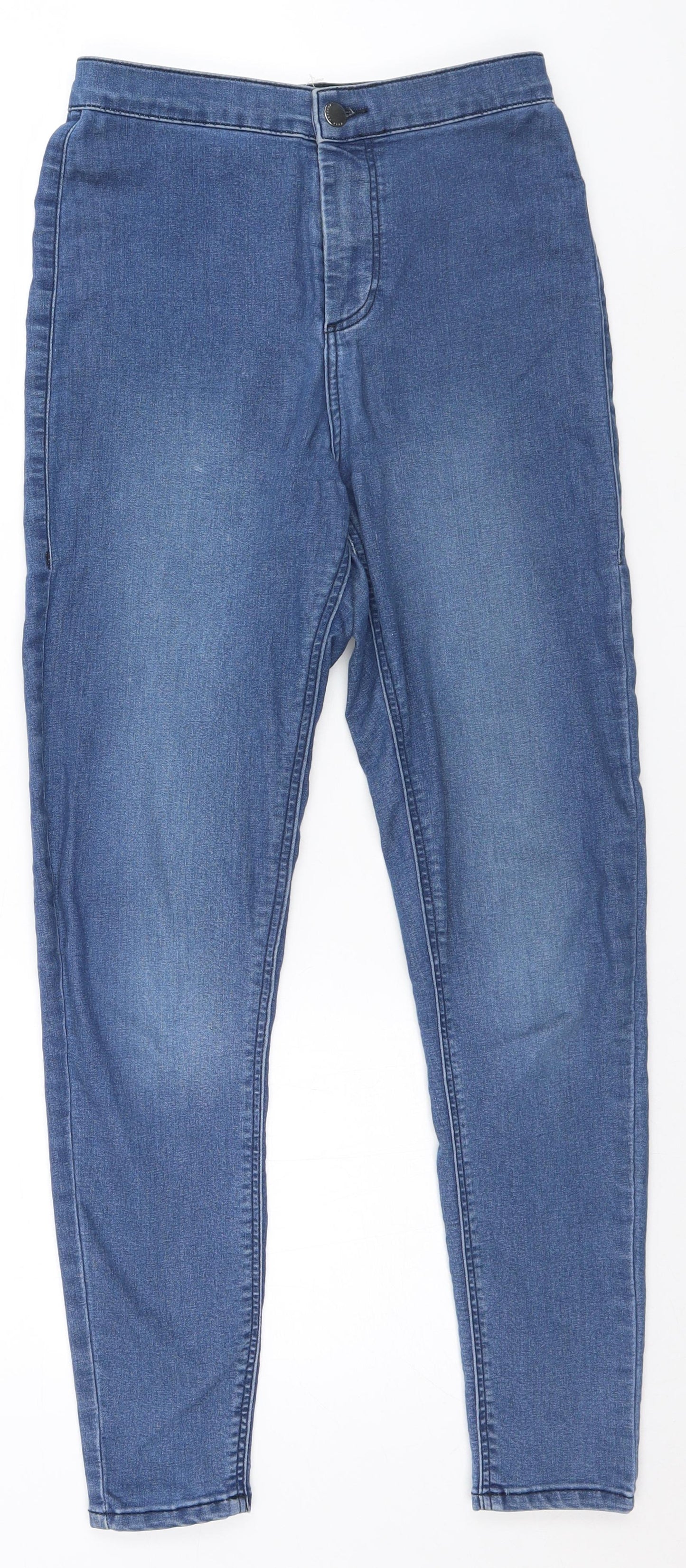Topshop Womens Blue   Straight Jeans  L26 in