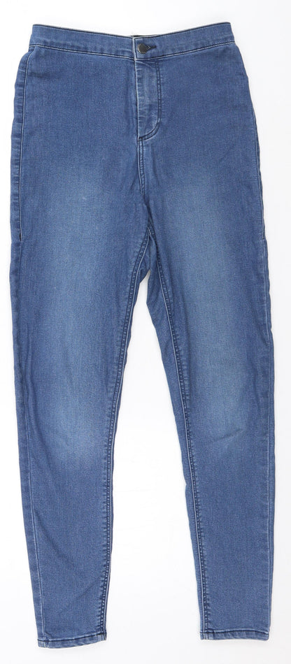 Topshop Womens Blue   Straight Jeans  L26 in