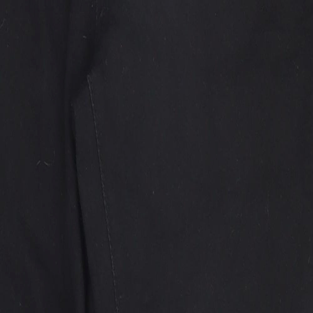 PRETTYLITTLETHING Womens Black   Straight Jeans Size 8 L26 in