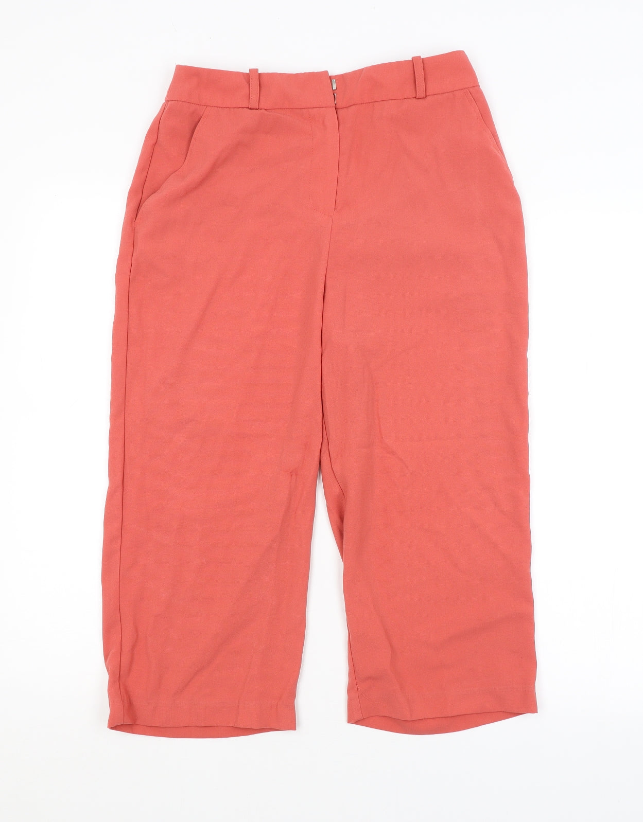 George Womens Red   Cropped Trousers Size 8 L20 in