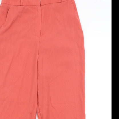 George Womens Red   Cropped Trousers Size 8 L20 in