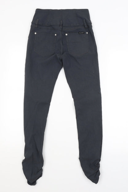 Womens UK Size 28 in Preworn Regular Fit  Grey Trousers