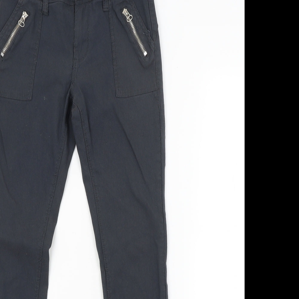 Womens UK Size 28 in Preworn Regular Fit  Grey Trousers
