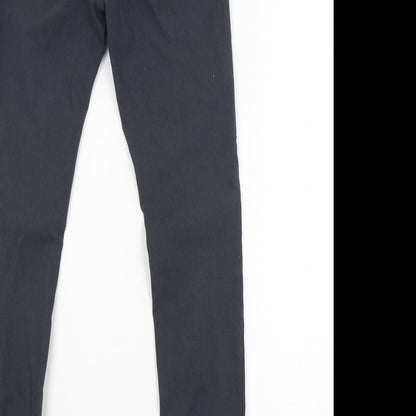 Womens UK Size 28 in Preworn Regular Fit  Grey Trousers