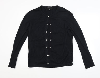 Womens UK Size M Jones New York Black Cardigan Jumper