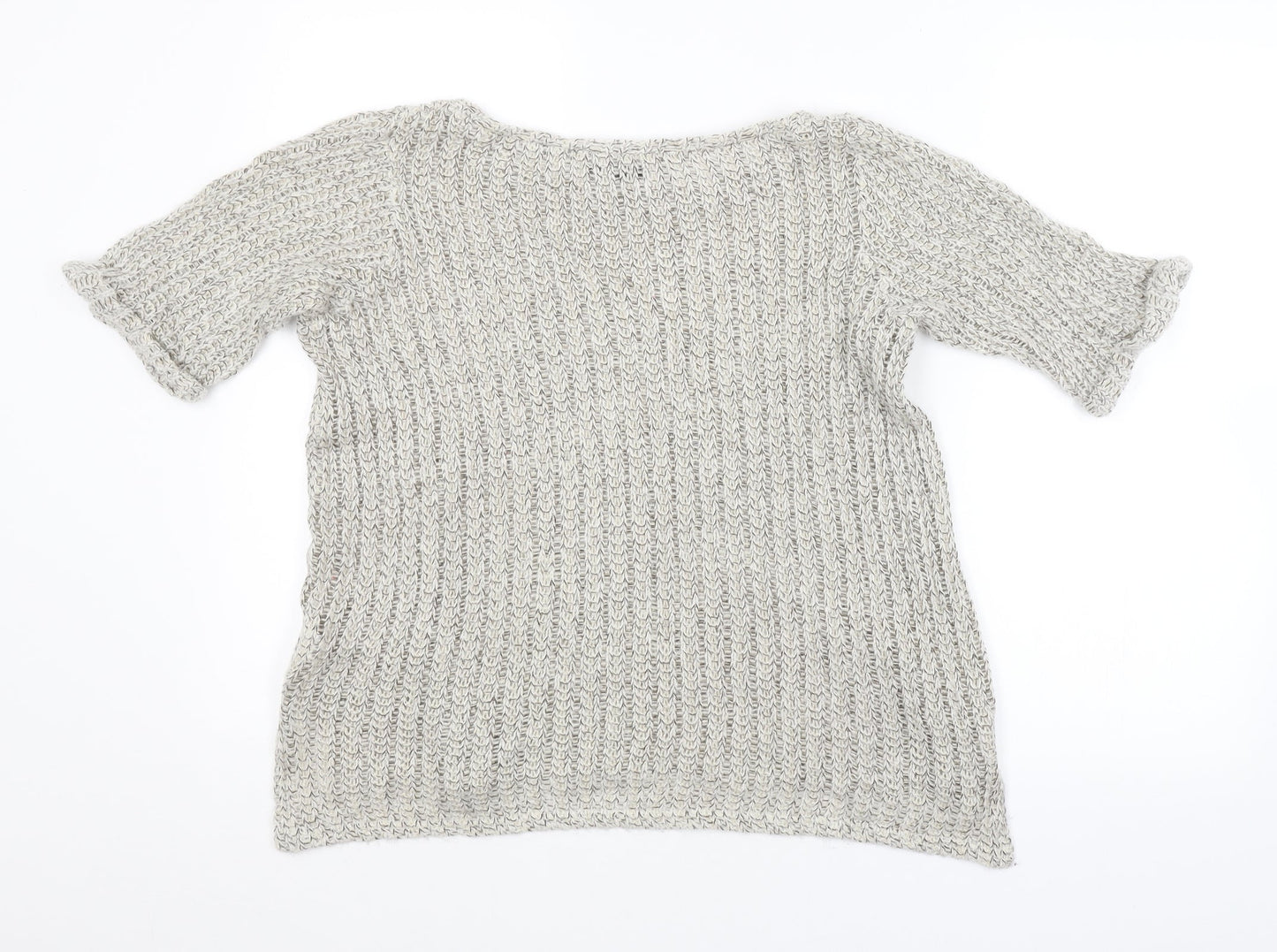 Womens UK Size 8 Topshop Grey Pullover Jumper
