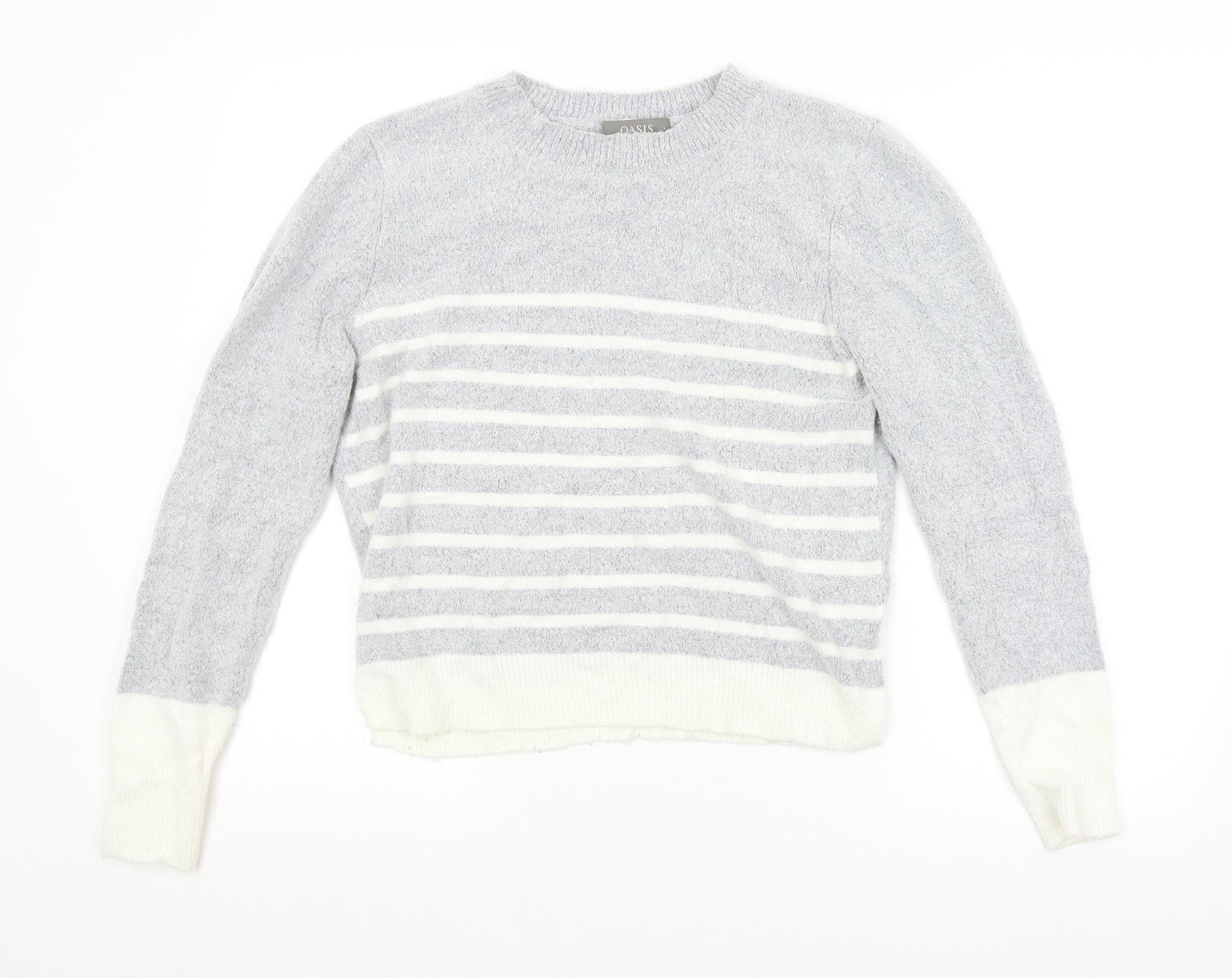 Womens UK Size L Oasis Grey Pullover Jumper