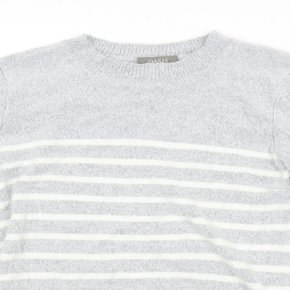 Womens UK Size L Oasis Grey Pullover Jumper