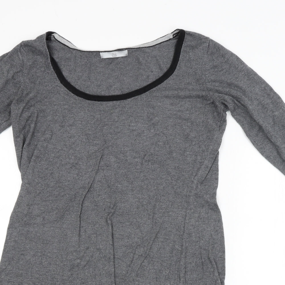 TU Womens Grey   Pullover Jumper Size 14