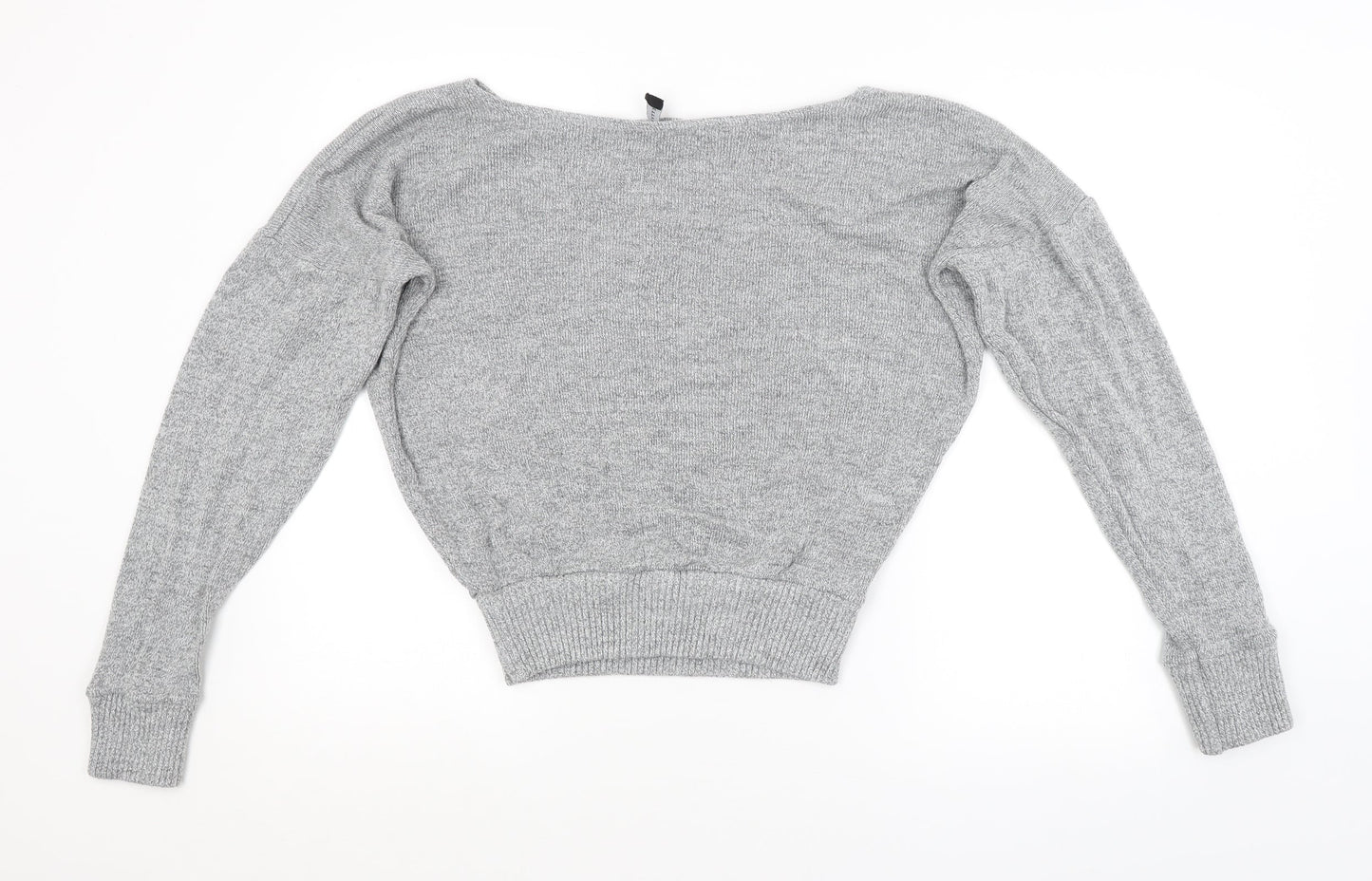 Womens UK Size M PRETTYLITTLETHING Grey Pullover Jumper