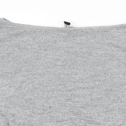 Womens UK Size M PRETTYLITTLETHING Grey Pullover Jumper
