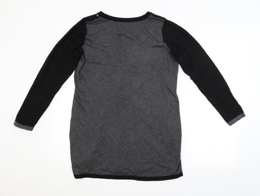 Womens UK Size 14 M&S Grey Pullover Jumper
