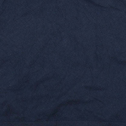 NEXT Mens Blue Check  Pullover Jumper Size L