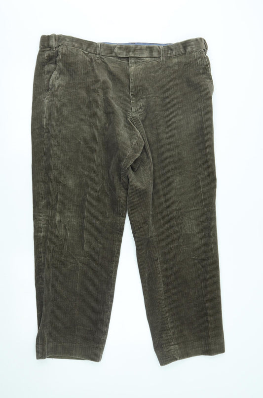 Womens UK Size 40 M&S Regular Fit  Brown Trousers