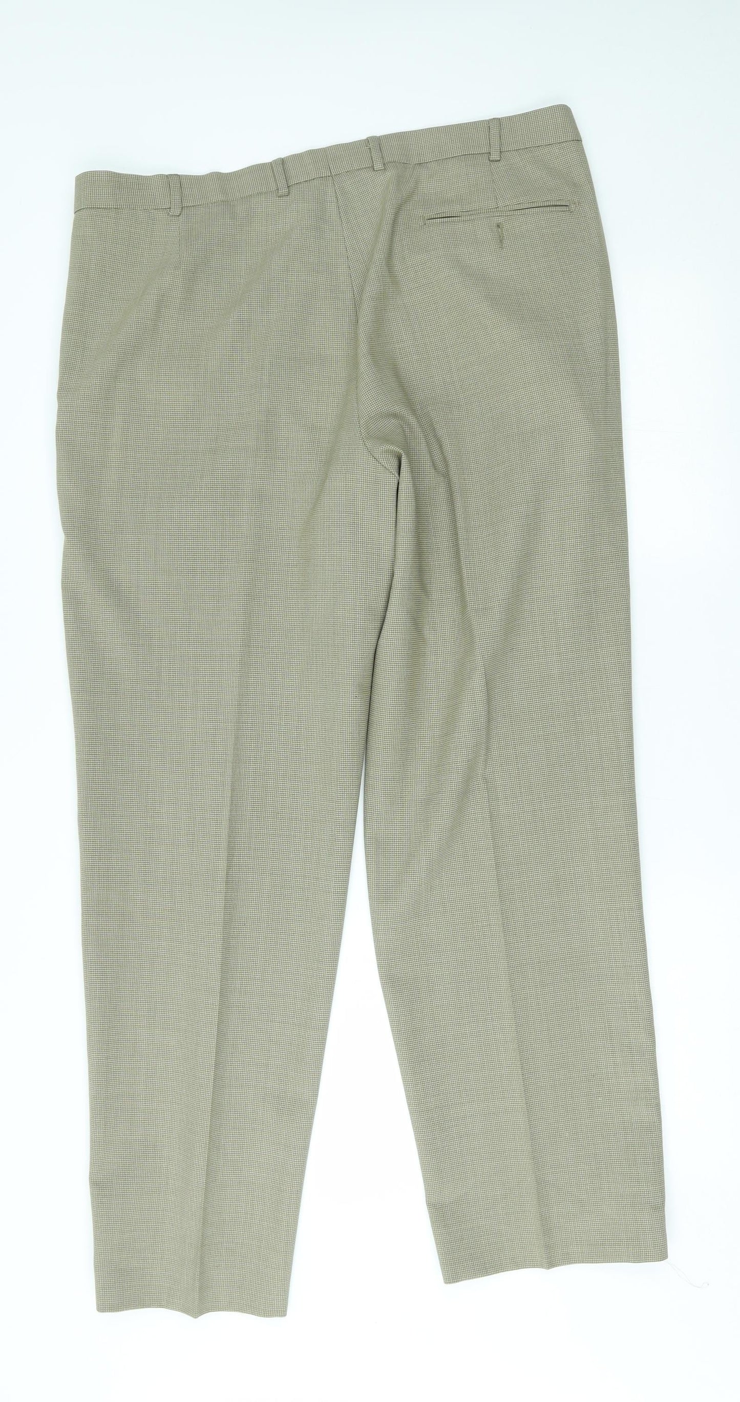 Womens UK Size 38 M&S Regular Fit  Beige Trousers