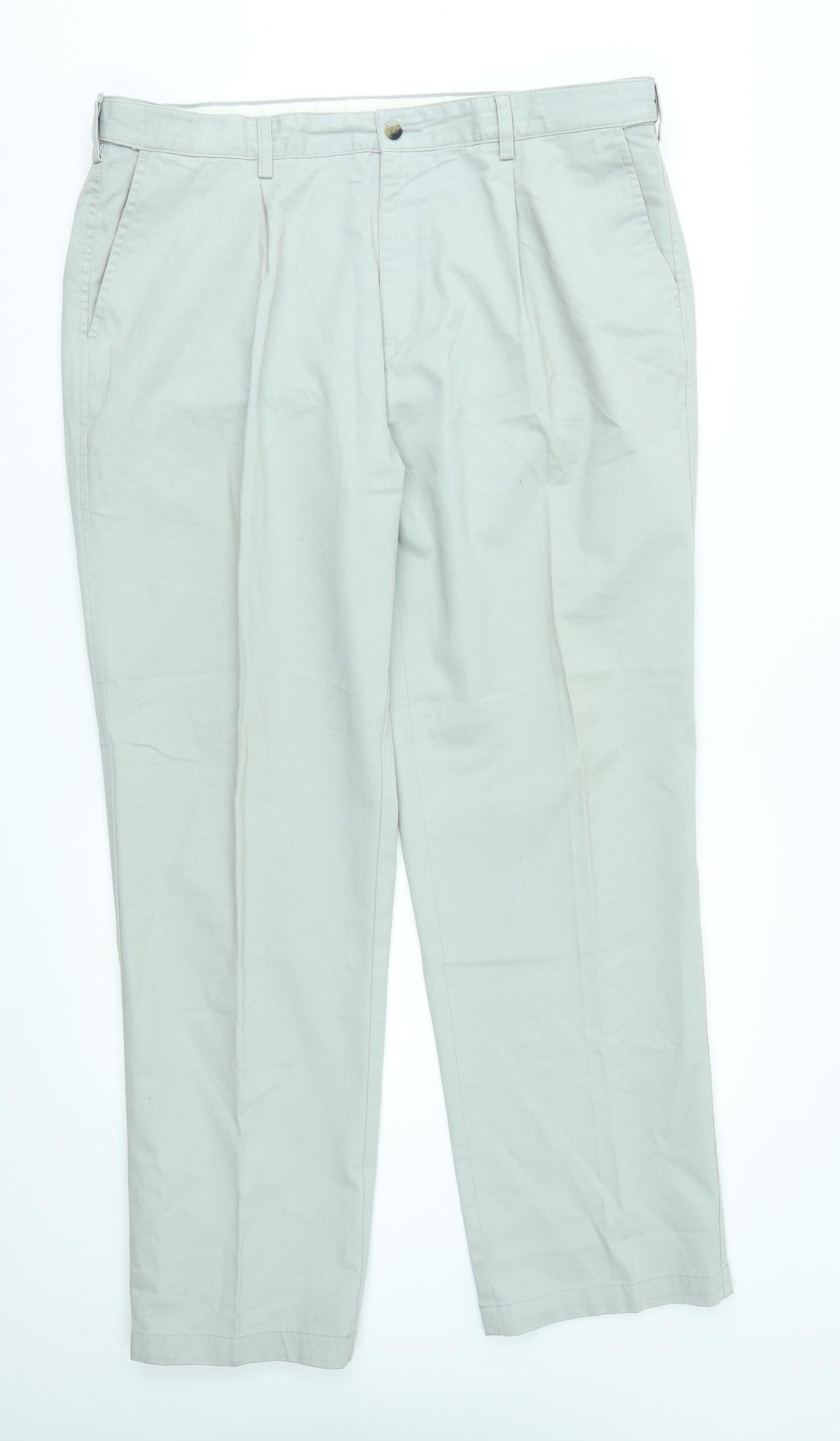 Cotton Traders Womens Grey   Chino Trousers Size 40 L31 in