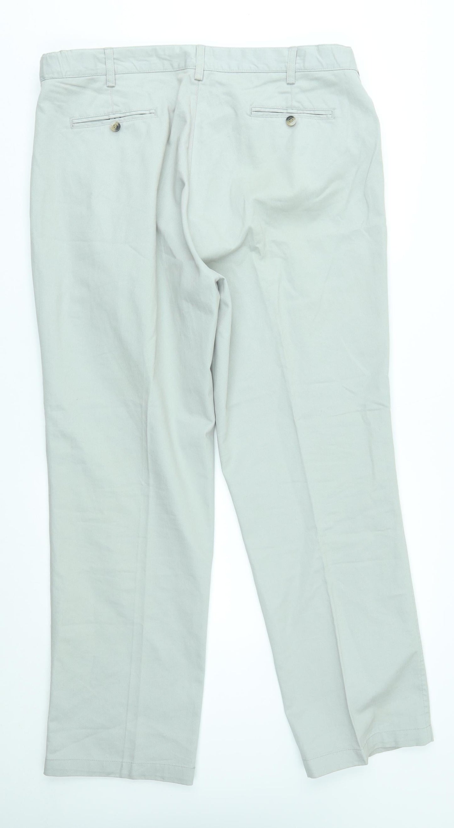Cotton Traders Womens Grey   Chino Trousers Size 40 L31 in