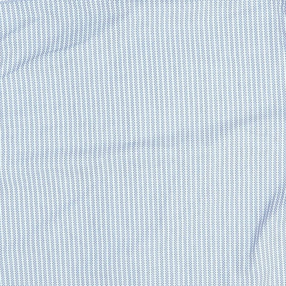 Mens UK Size XL Italian classic Blue  Button-Up Long Sleeve Casual Shirt