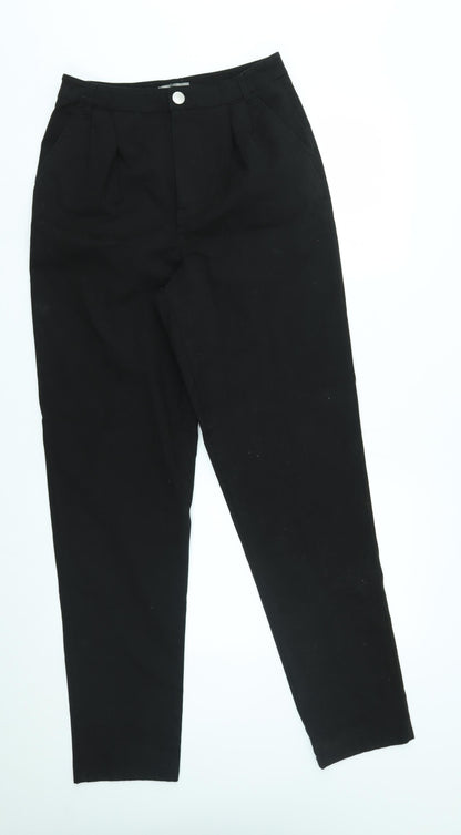 Womens UK Size 10 ASOS Regular Fit  Black Trousers