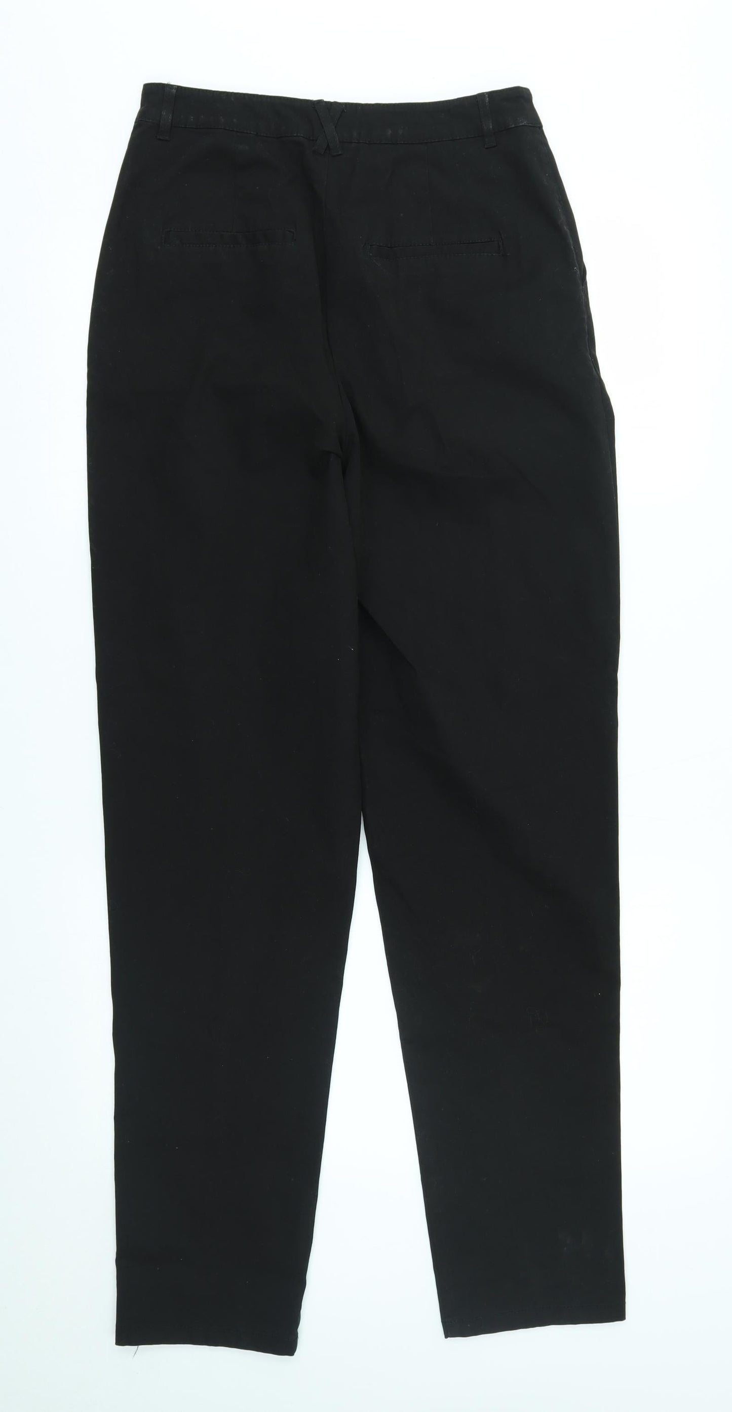 Womens UK Size 10 ASOS Regular Fit  Black Trousers