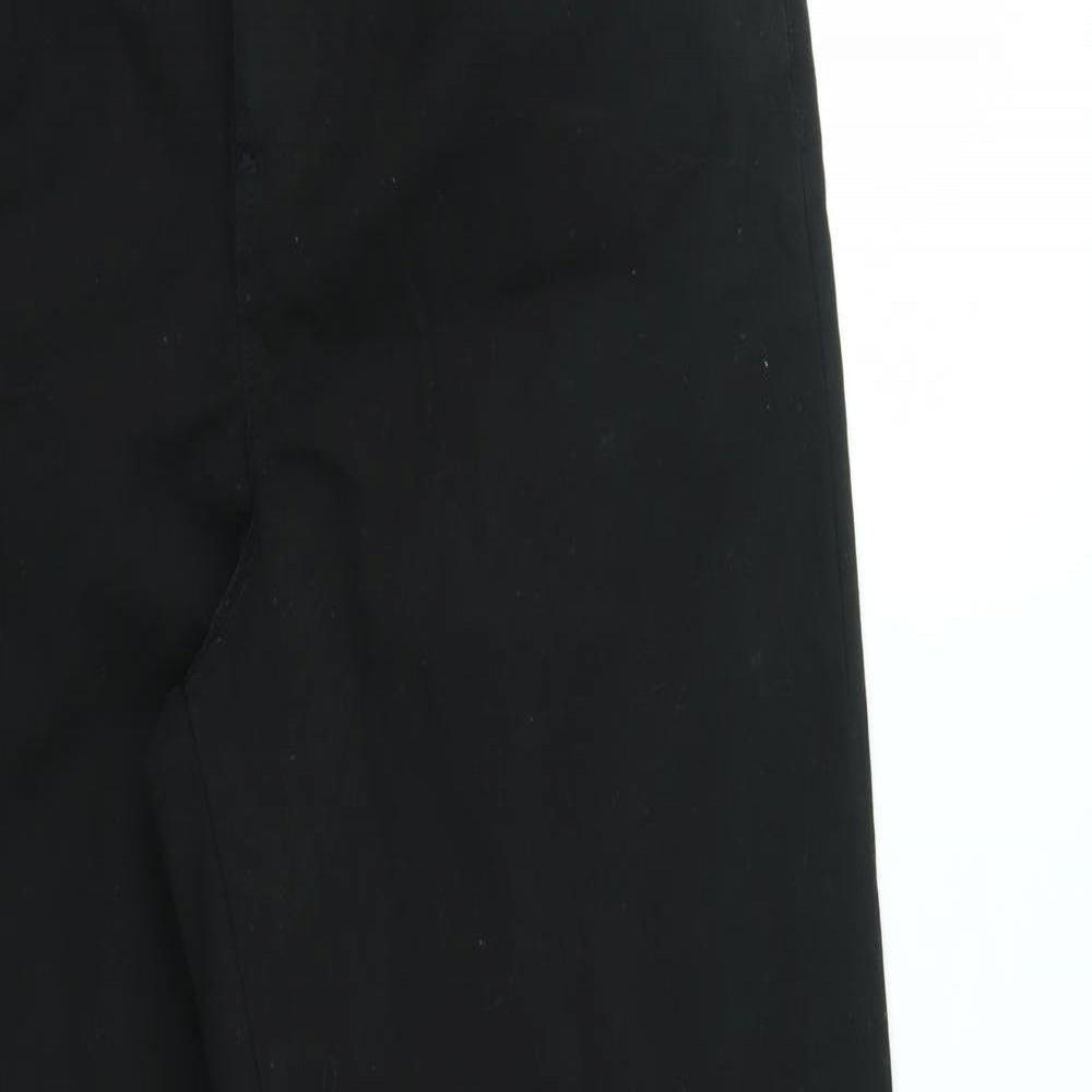 Womens UK Size 10 ASOS Regular Fit  Black Trousers
