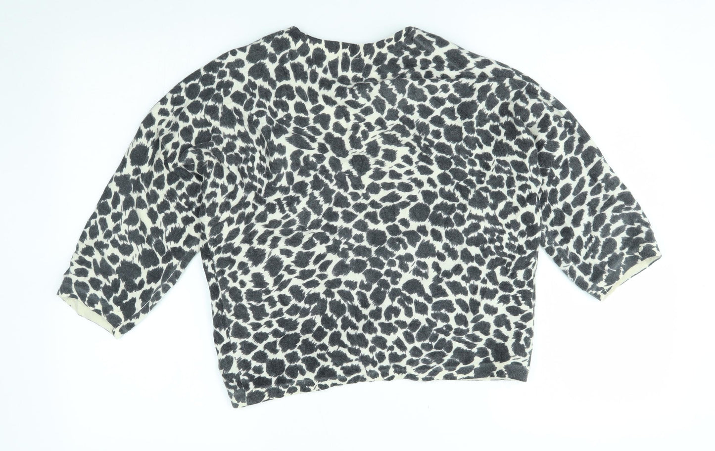 Womens UK Size L Preworn Ivory Shrug Jumper