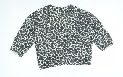 Womens UK Size L Preworn Ivory Shrug Jumper