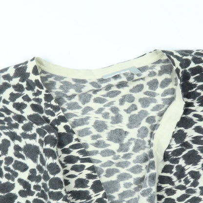 Womens UK Size L Preworn Ivory Shrug Jumper