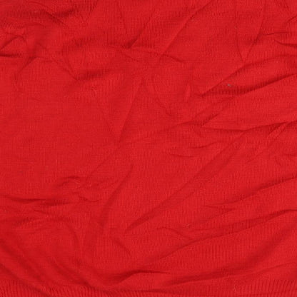 Sealon Womens Red   Pullover Jumper One Size