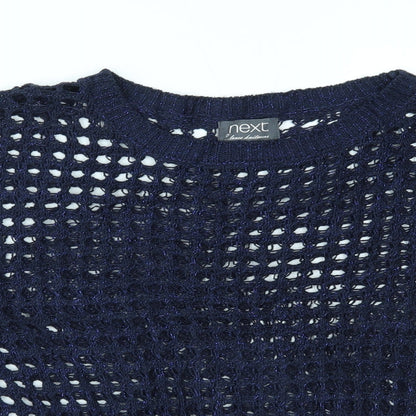 Womens UK Size M NEXT Blue Pullover Jumper