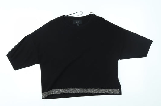 Womens UK Size 14 NEXT Black Pullover Jumper