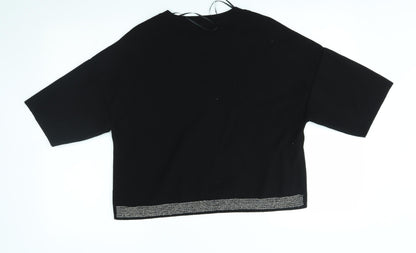 Womens UK Size 14 NEXT Black Pullover Jumper