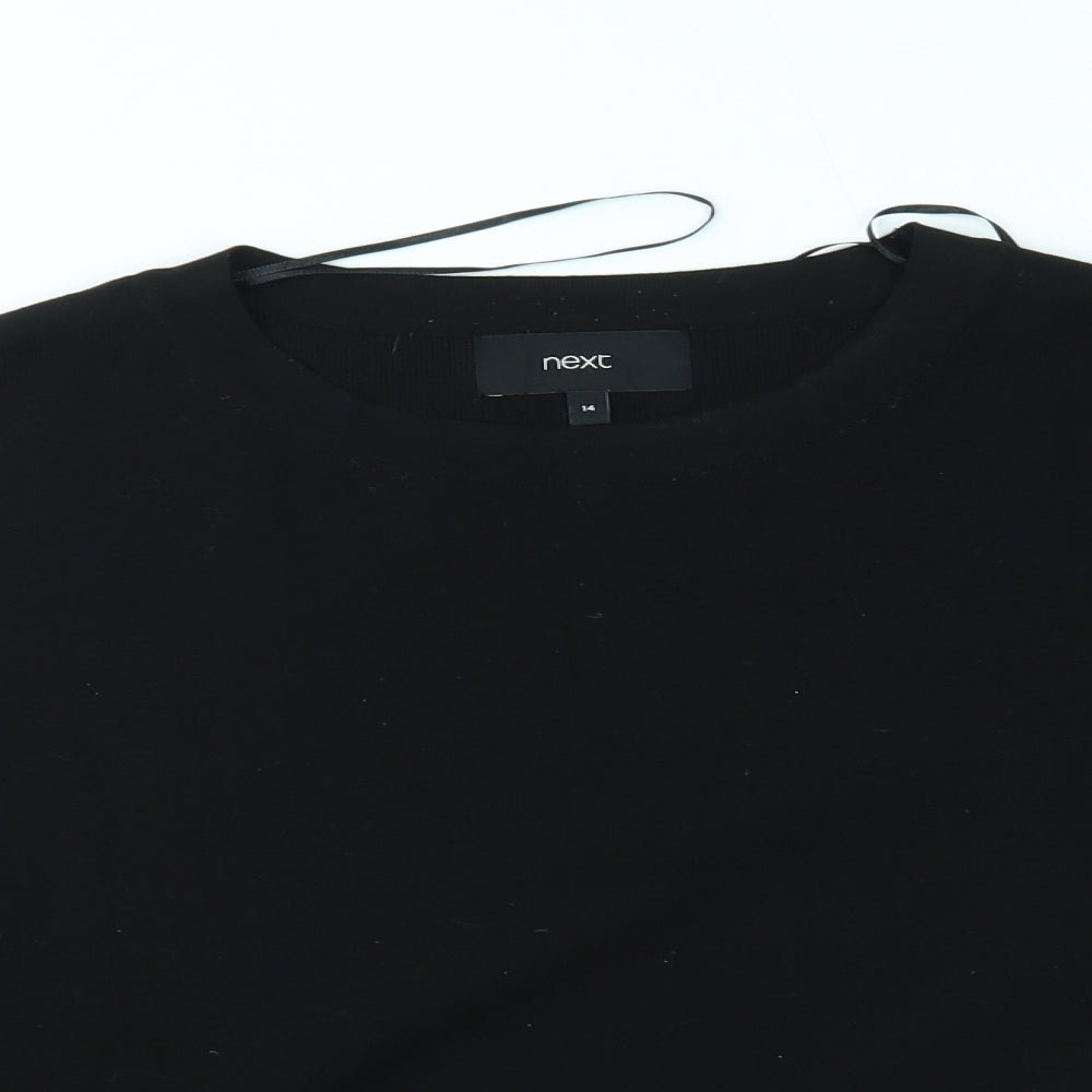 Womens UK Size 14 NEXT Black Pullover Jumper