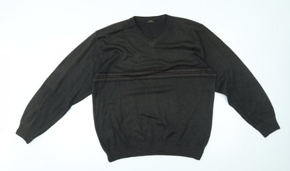 M&S Mens Brown   Pullover Jumper Size L