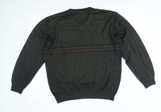 M&S Mens Brown   Pullover Jumper Size L