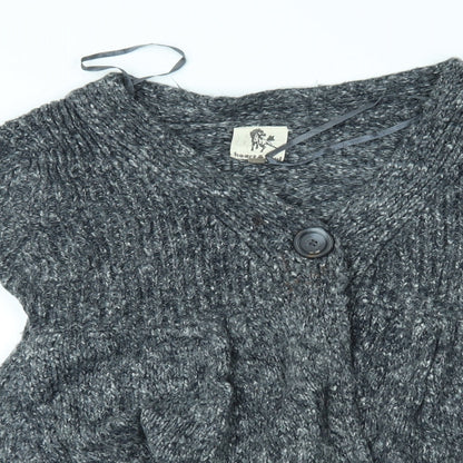 Heart and Soul Womens Grey   Cardigan Jumper Size 16