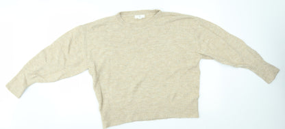 Womens UK Size M H&M Beige Pullover Jumper