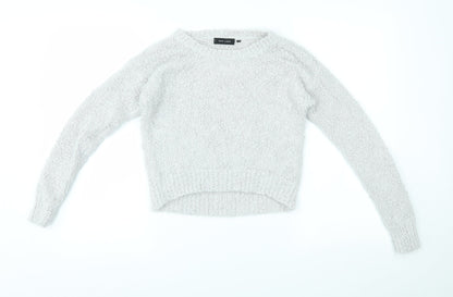 Womens UK Size 8 New Look Grey Pullover Jumper