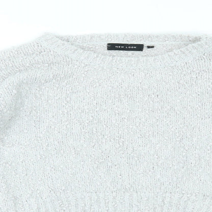Womens UK Size 8 New Look Grey Pullover Jumper