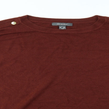 Primark Womens Brown   Pullover Jumper Size L