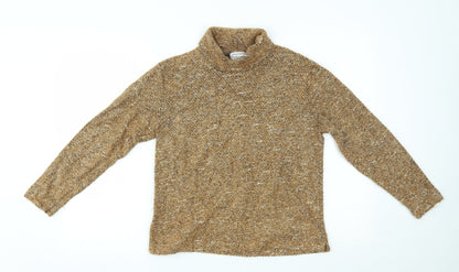 Womens UK Size M Nightingales Brown Pullover Jumper