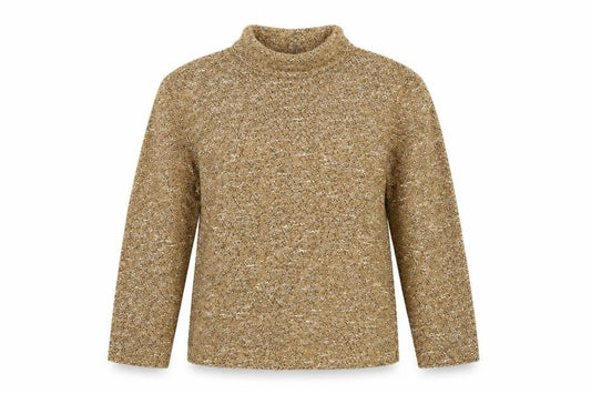 Womens UK Size M Nightingales Brown Pullover Jumper