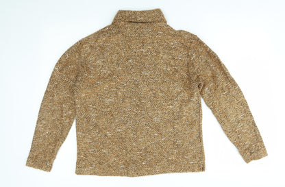 Womens UK Size M Nightingales Brown Pullover Jumper