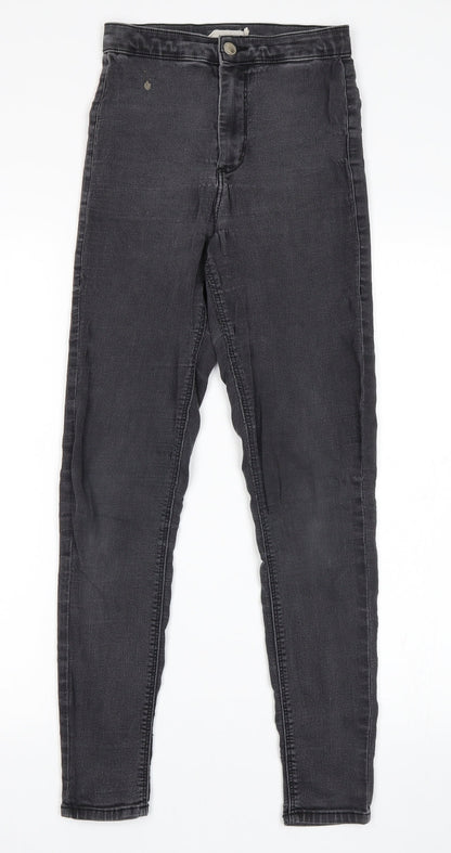 tOPSHO Womens Black   Skinny Jeans Size 28 in L32 in