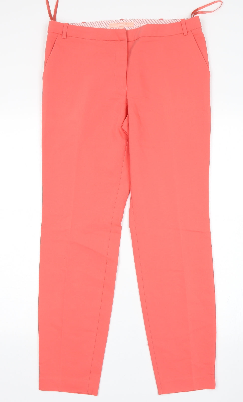 Womens UK Size 10 NEXT Regular Fit  Pink Trousers